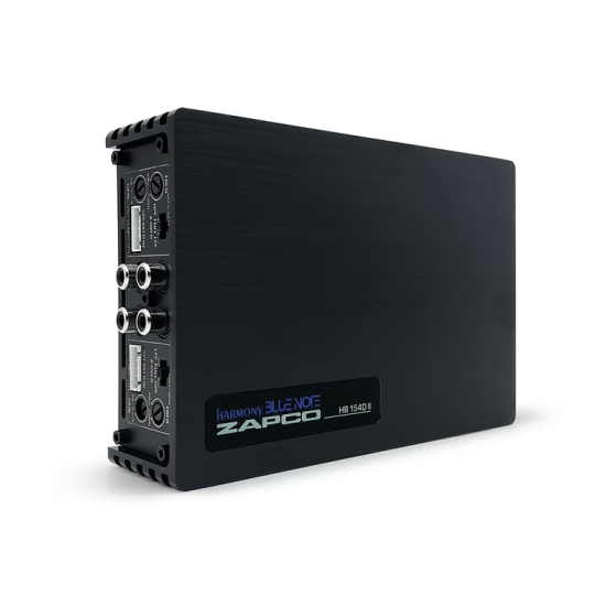 ZAPCO HB 154D II 4-Kanałowy Wzmacniacz Klasy D 4Ω: 4 x 150 watts, 2Ω: 4 x 200 watts